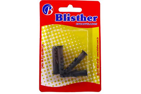 Bucha para parafuso nº 08 - 4 und Bucha para parafuso nº 08 - 4 und
