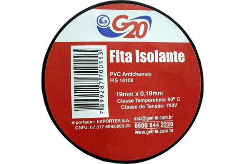 Fita isolante pvc - 05m