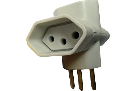 Pino 3 saidas 2p + terra - 10a/250v Pino 3 saidas 2p + terra - 10a/250v