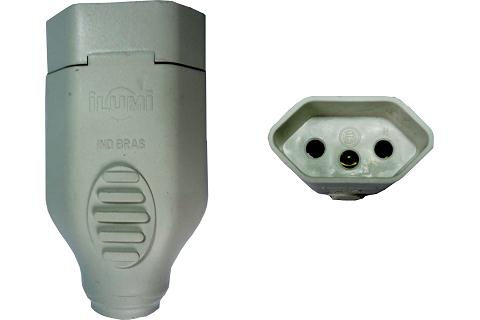 Pino femea 2p + terra - 20a/250v Pino femea 2p + terra - 20a/250v